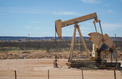 Oil pumpjack extracting crude oil - weekly oil price forecast