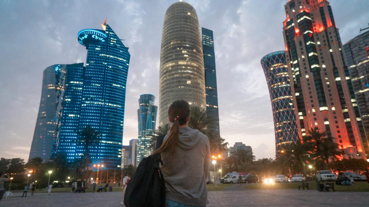 Qatar Doha financial district QSE