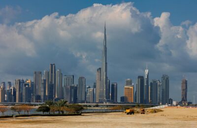 Saudi Arabia and Dubai skyline comparison