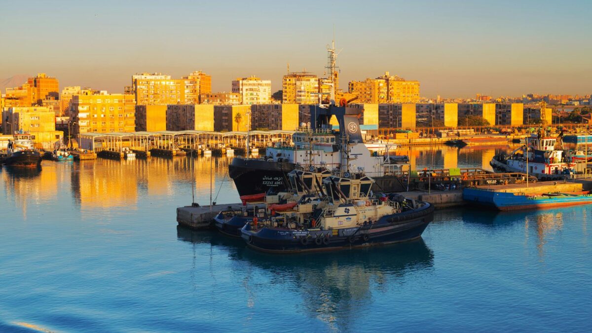 Suez Canal Economic Zone industrial port